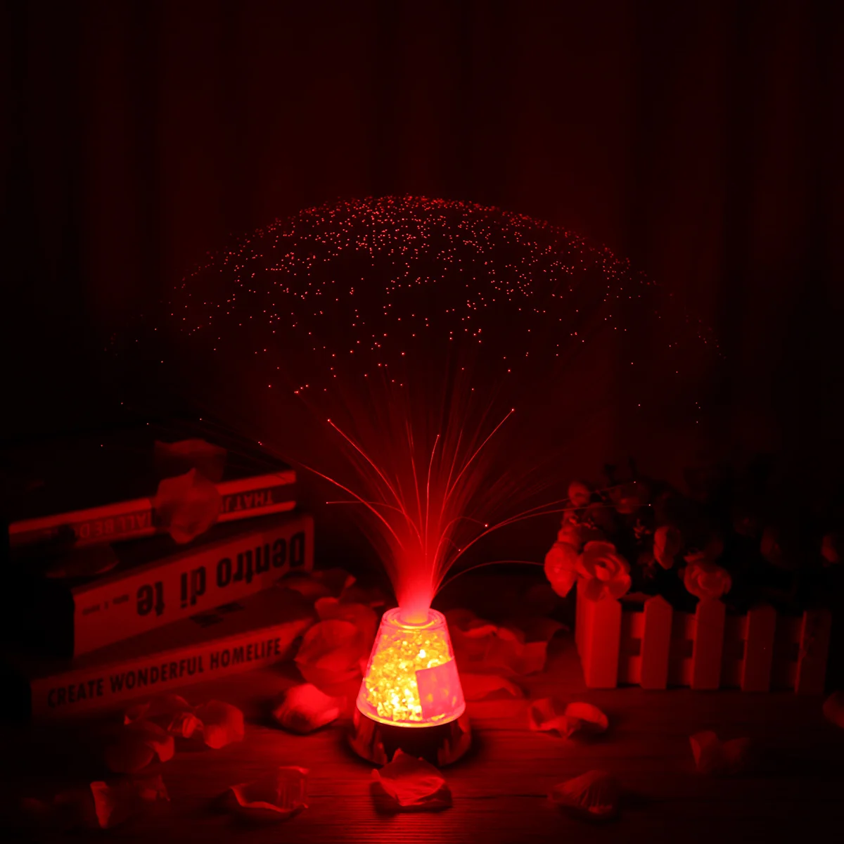 

Optic Mood Novelty Lighting Glacier Color-Changing Party Atmosphere LED Fiber Optical Light