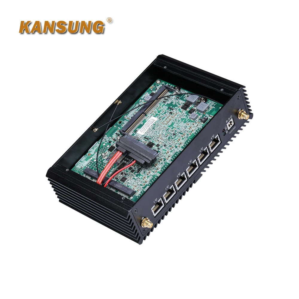 KANSUNG 7thGen Core i3 jezioro Kaby procesor SOC K535G6 7100U dwurdzeniowy 15W komputer DDR4 do 16G HD grafika 620 12V 4A Mini PC