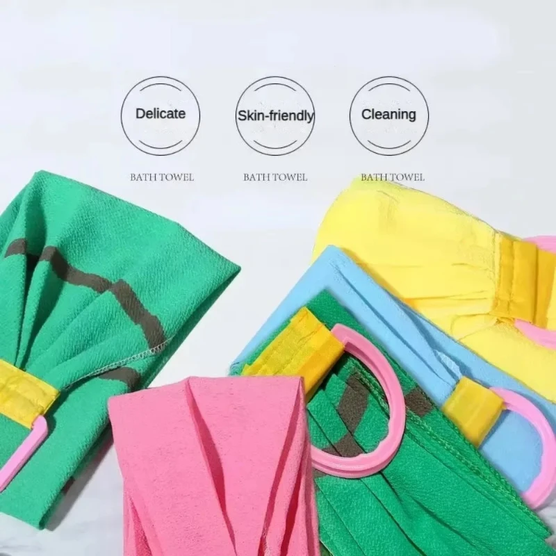 신제품 90/105CM 샤워 각질 제거 등 마사지 벨트 딥 머드 클린 한국식 바디 워시클로스 일본식 등 마사지 스트랩