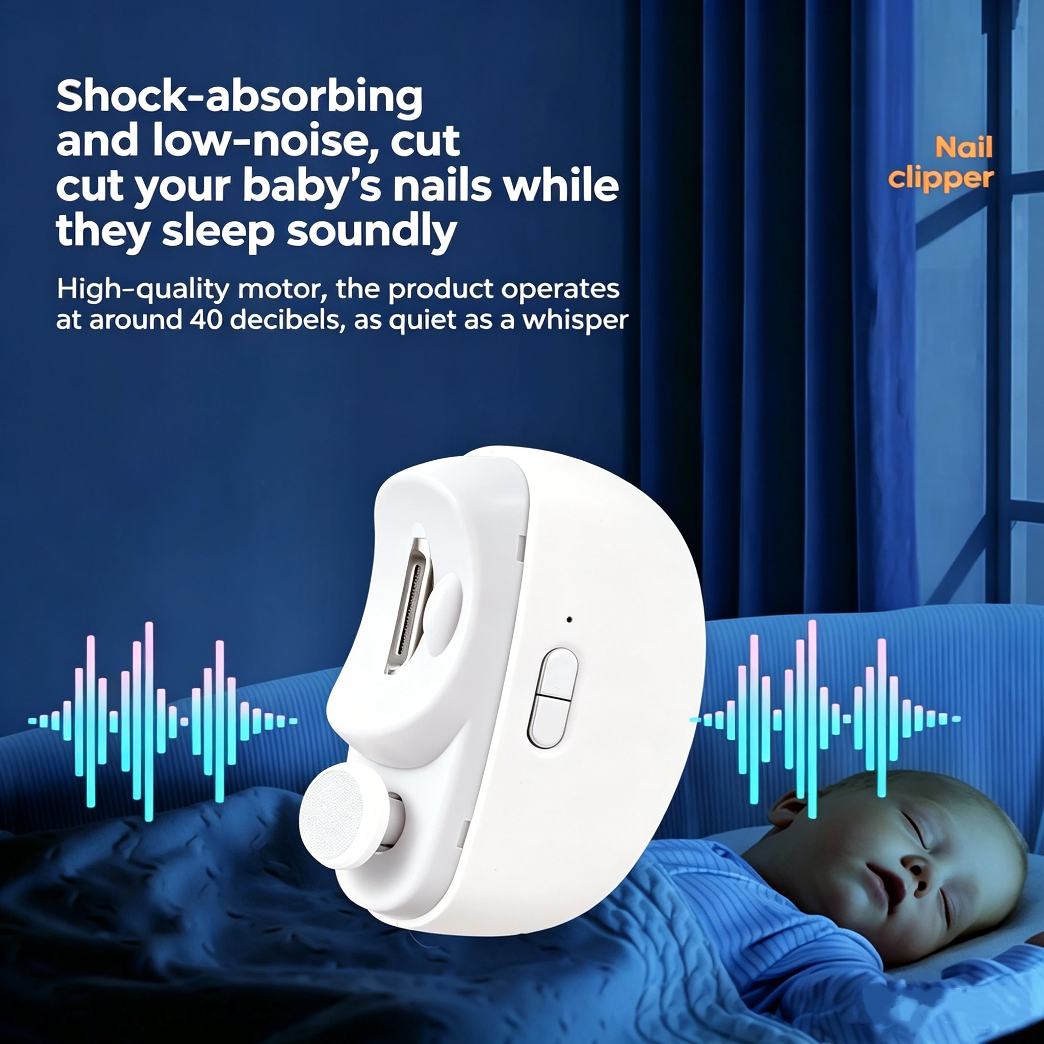 Электрическая машинка для стри – обзор и цена Baby Nail Trimmer Electric