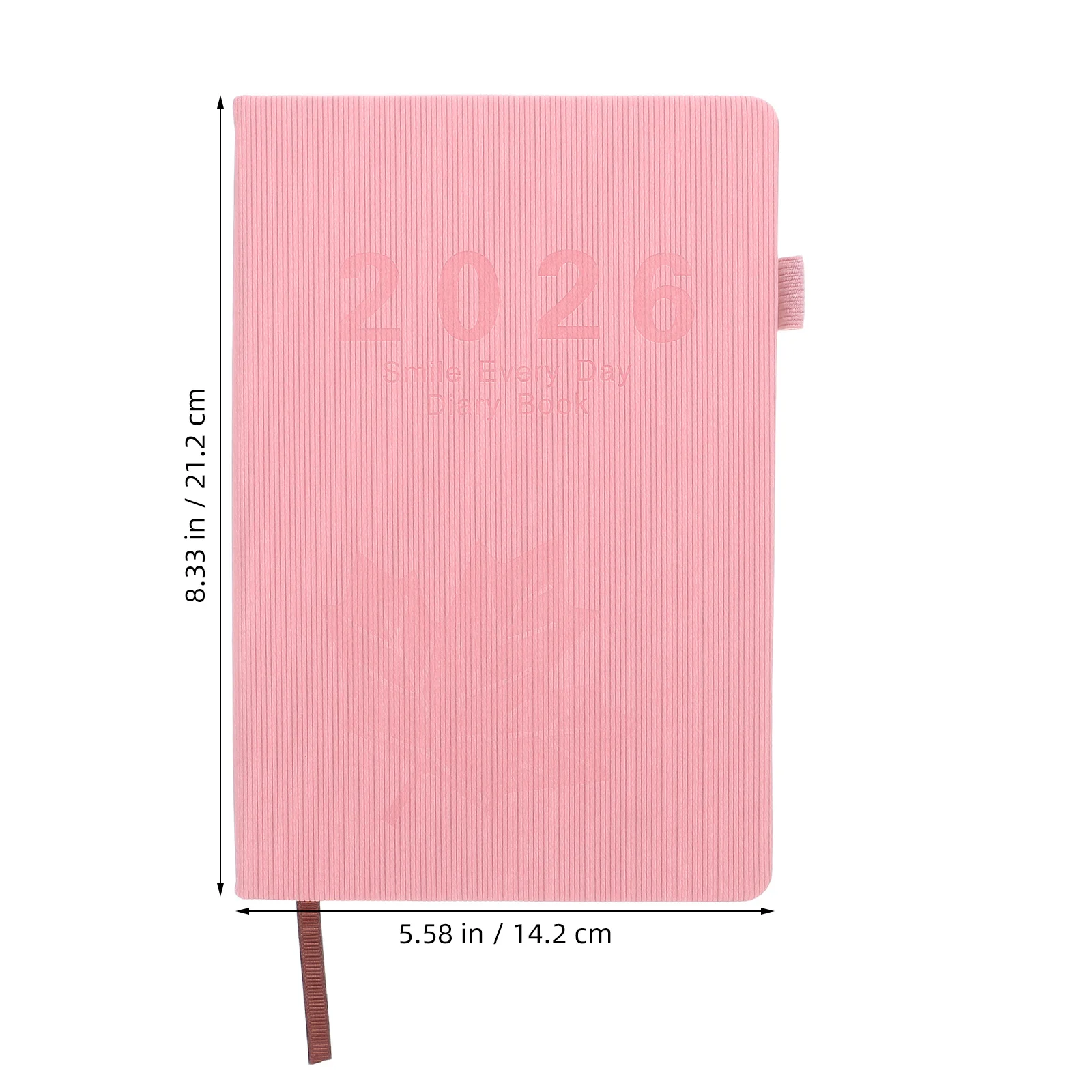 สมุดแพลนเนอร์ใบเมเปิ้ล 2026 ขนาด A5 สมุดบันทึกวางแผนรายวันสุดหรู ปฏิทินวางแผนรายปี สมุดบันทึกประจำสัปดาห์