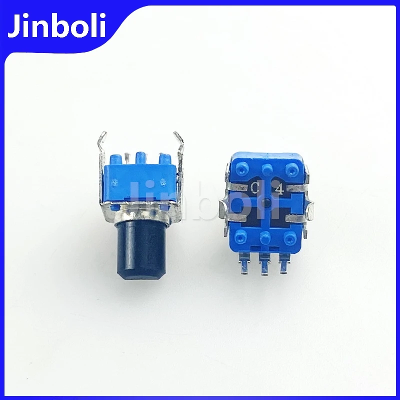 5PCS Vertical Single RK09 Type Amplifier Audio Mixer Volume Adjustment Potentiometer C10K 3Pins Half Shaft Length 8MM