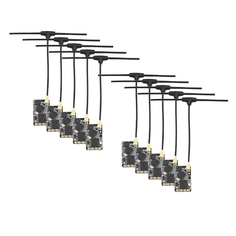 10PCS ELRS 2.4Ghz NANO Expresslrs Long Range ELRS Receiver For BETAFPV NANO 2400 RX For RC FPV Long Range Racing Drone