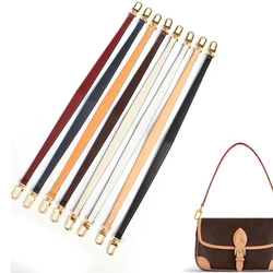 Fashion 56cm PU Leather Short Handle Strap Solid Color DIY Replacement for Underarm Bag Handle Strap Baguette Bag Accessories