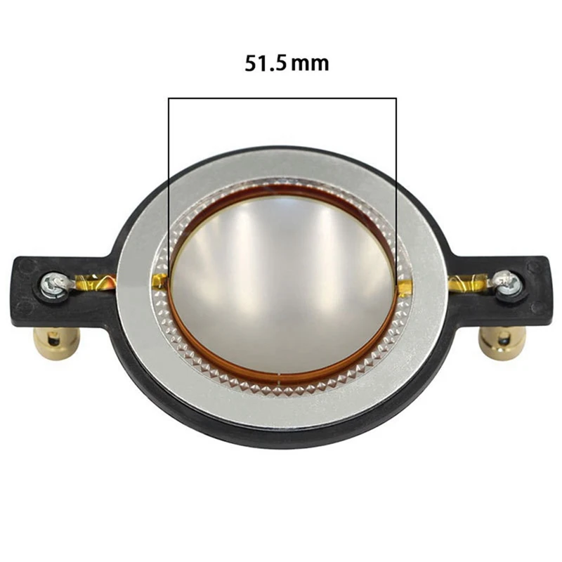 51.5Mm Treble Voice Coil Reel Tweeter Tweeter Voice Coil Membrane Titanium Film Treble Speaker Repair DIY Parts