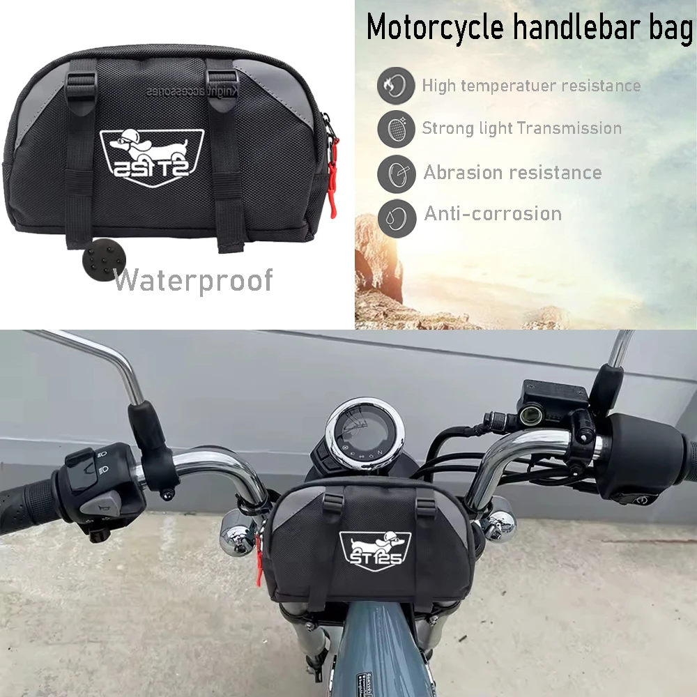 

Motorcycle front car handles multi -function storage waterproof bag travel bag For DAX st125 ST 125 ST125