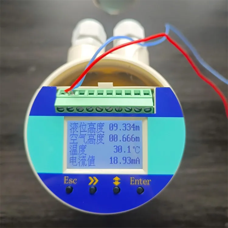 Industrial Ultrasonic Water Liquid Level Sensor for Measuring Underground Tank Waste Sewage Dirty Water Level Transmitter