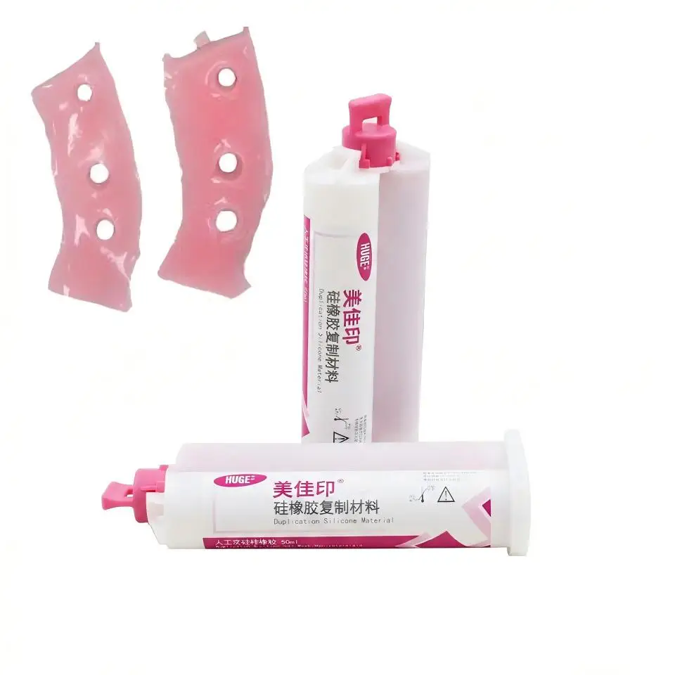 Dental Laboratory Gingival Mask Huge 50ml Silicone Specialized Material for Realistic Implant Soft Tissue Simulation