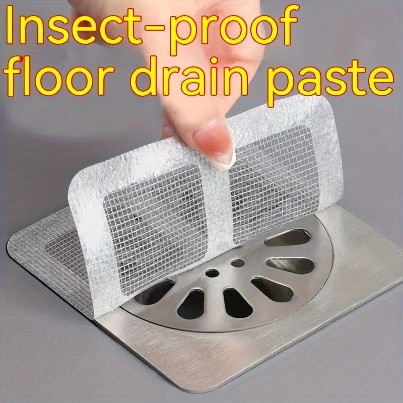 10/30/50pcs Floor Drain Is Attached To Bathroom Hair Filter Bathroom Sewer Filter and Kitchen Anti-blocking Net Drain Cover