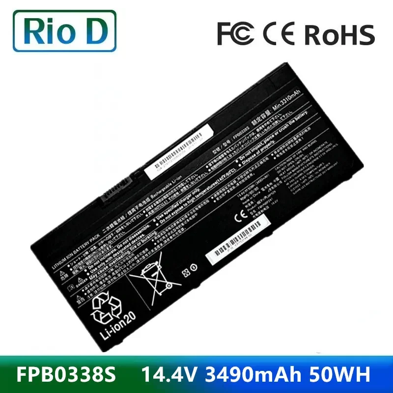 

Аккумулятор FPB0338S 14,4 В 3490 мАч 50 Вт/ч, FPB0338S FPCBP529 FMVNBP247 для FUJITSU LifeBook E559 E549 E459 E548 E449