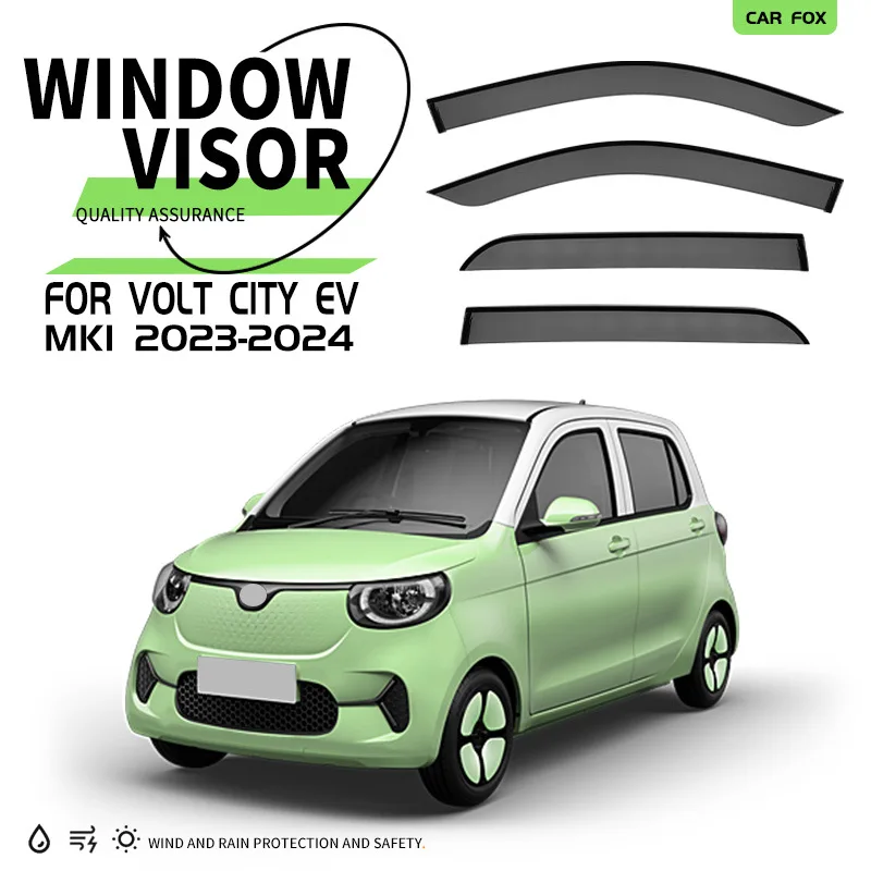 

For Volt City EV 2023+ Car Window Visor Awning Shelters Windshield Side Window Rain Guard Shade Auto Accessories Car Styling