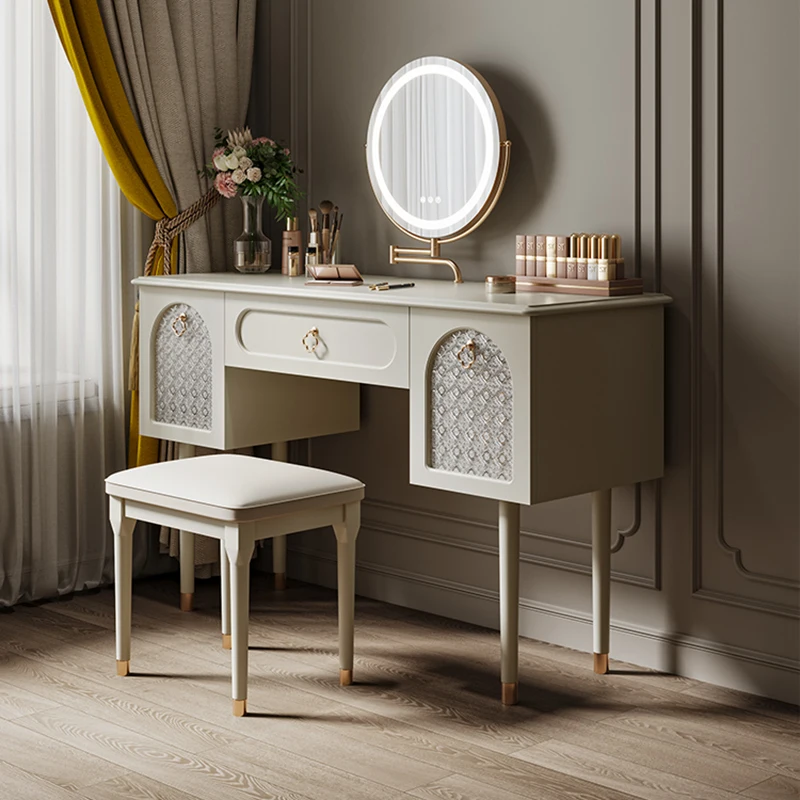 

Hotel Furniture Nightstand Luxury Nordic Dressing Table Modern Antique Cabinet Storage Bedroom Dresser Toaletka Bedside Rooms