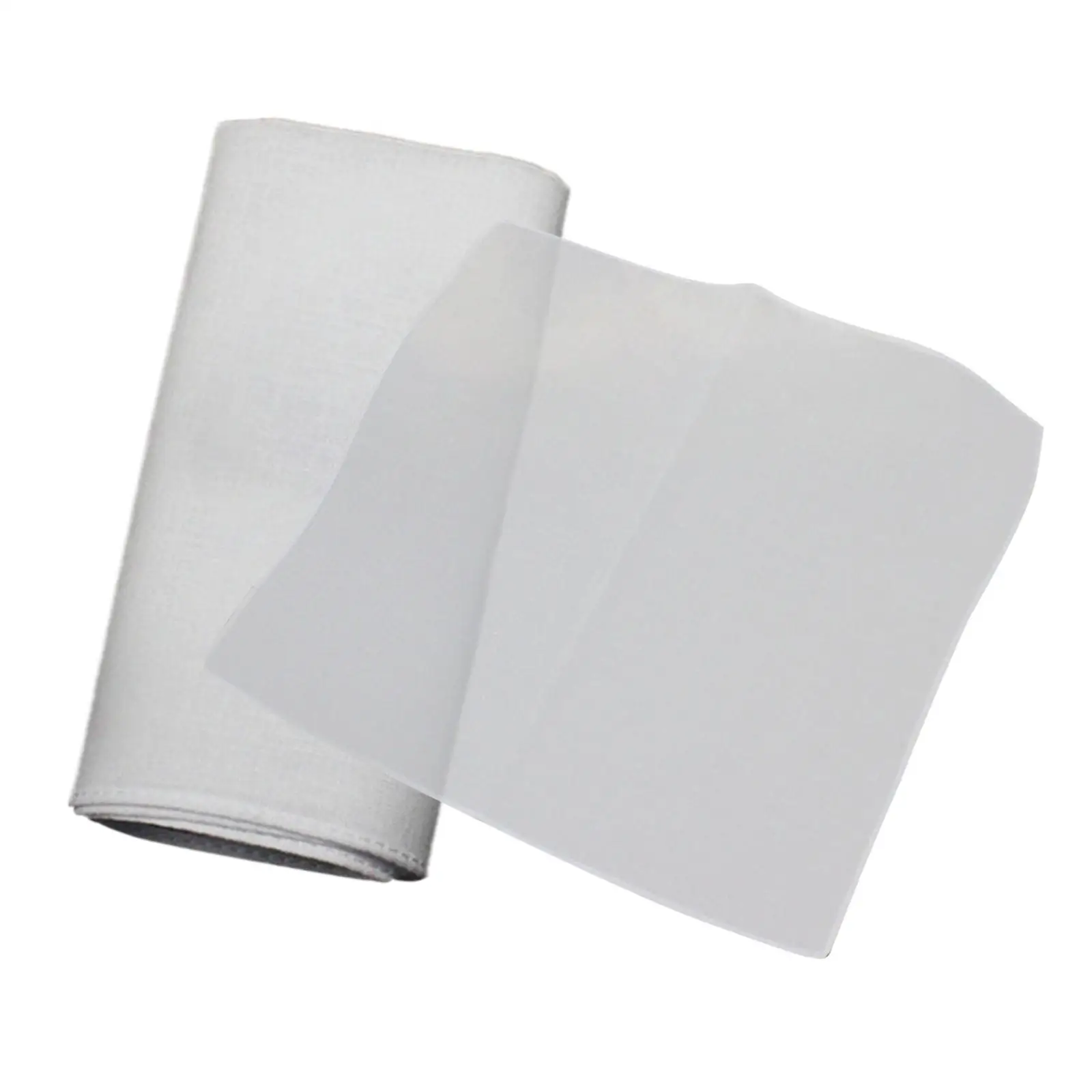 10x Solid White Handkerchiefs Pocket Squares for Men Women Soft 42S White Hankies Men\'s Handkerchiefs for Dyeing DIY Crafts