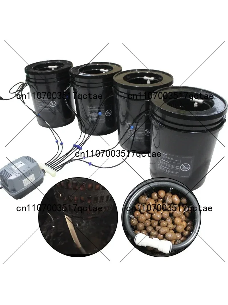 5 Gallon Recirculating Drip Hydroponic System Bucket for Cloning and Growing