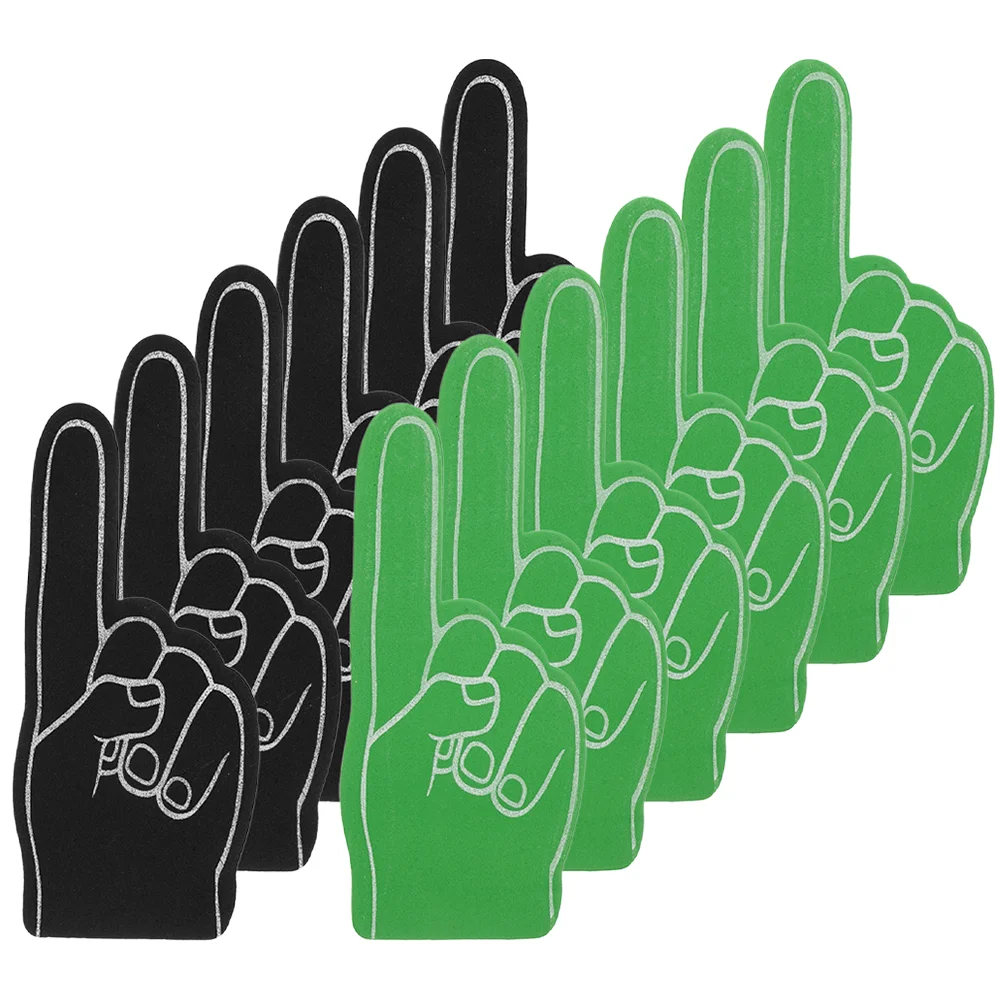 12 Pcs Cheerleading Hand Gesture Foam Pointer Finger for Hands Giant Fingers Sports Football Stuff