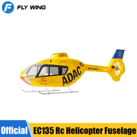 FLYWING EC135 Scale Helicopter Fuselage EC135 Shell Canopy with landing skid EC135 Fuselage replaceable original factory parts