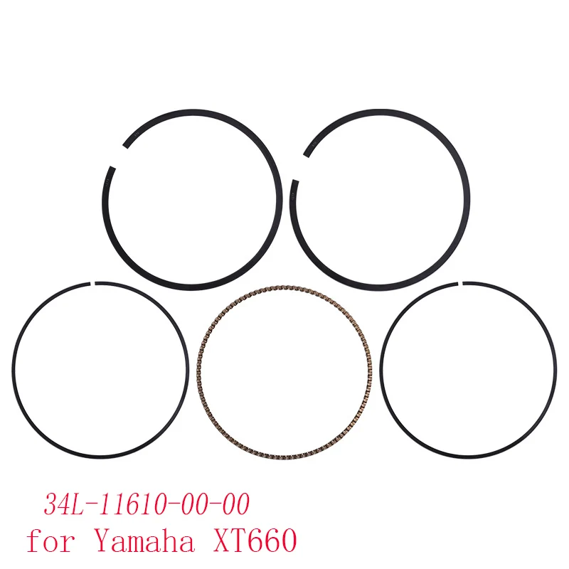 

100mm34L-11610-00-00 Motorcycle Engine Piston Rings Kit for Yamaha XT660
