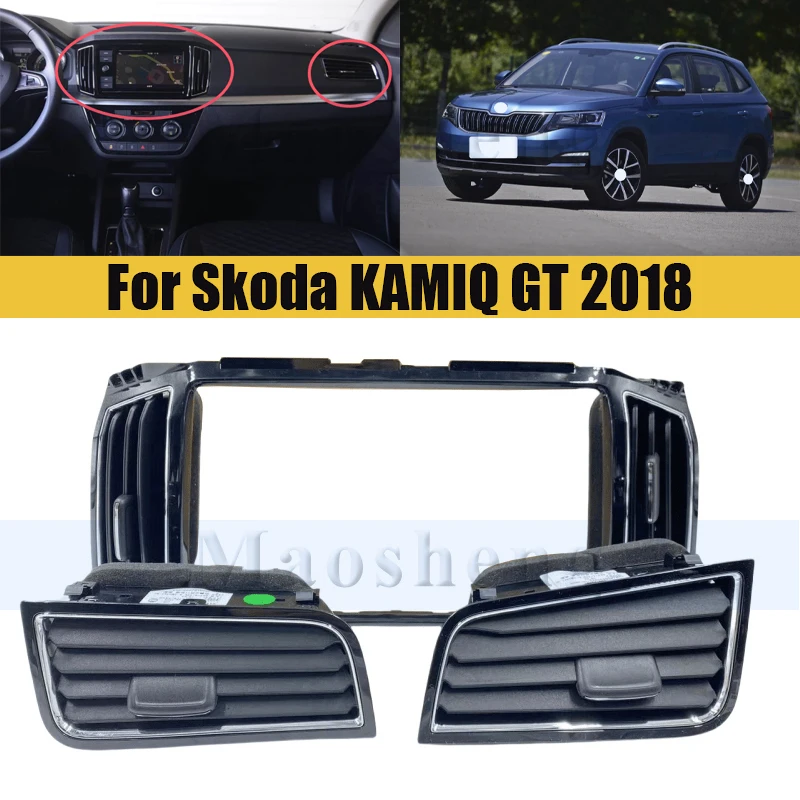 

Center/Side Instrument Panel Air Conditioning Outlet Vent For Skoda KAMIQ GT 2018 Dashboard Conditioning Vent Outlet