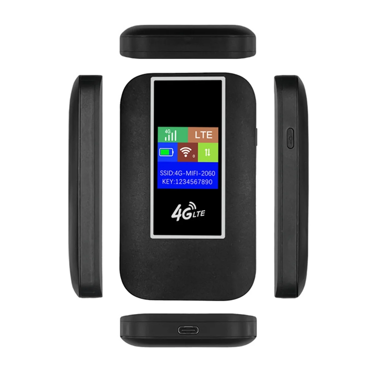 4G LTE Mobile WiFi Router with SIM Card Slot 150Mbps Pocket Hotspot Portable WiFi Router for Home RV Camping E