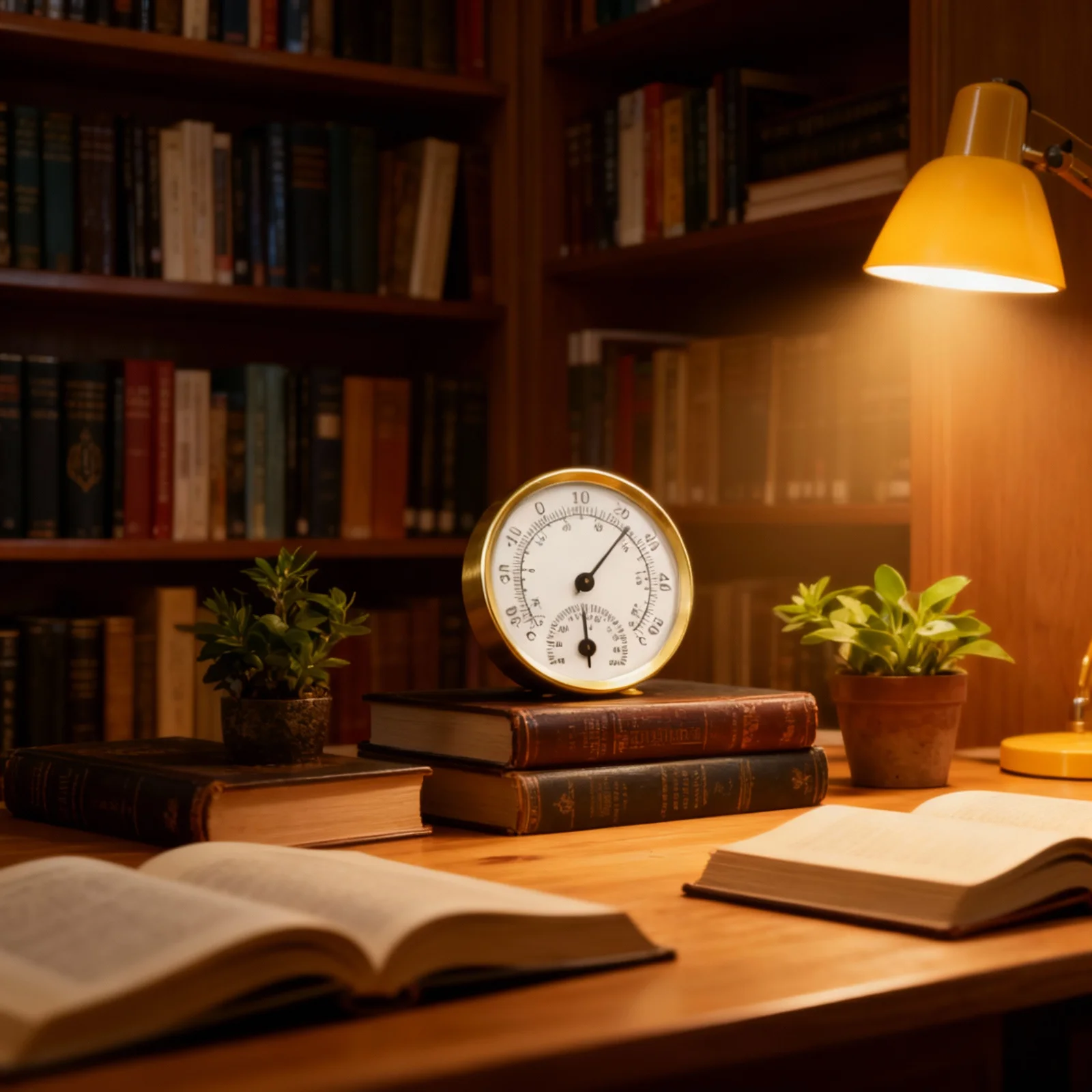 

Mini Hygrothermograph -30 To 50 Celsius Analog Humidity Temperature Meter For Refrigerator Chiller Deep Freeze Durable