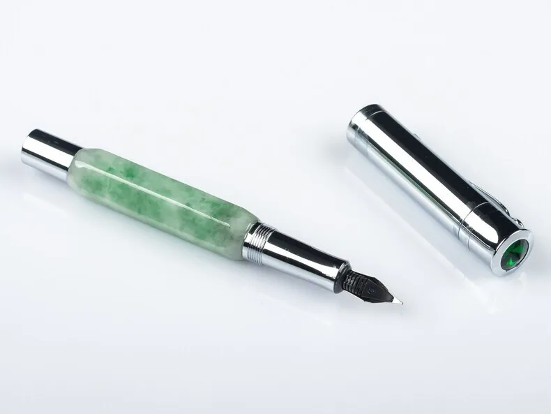 High grade Jade fountain pen, signature pen, Gift Jewelry Pen