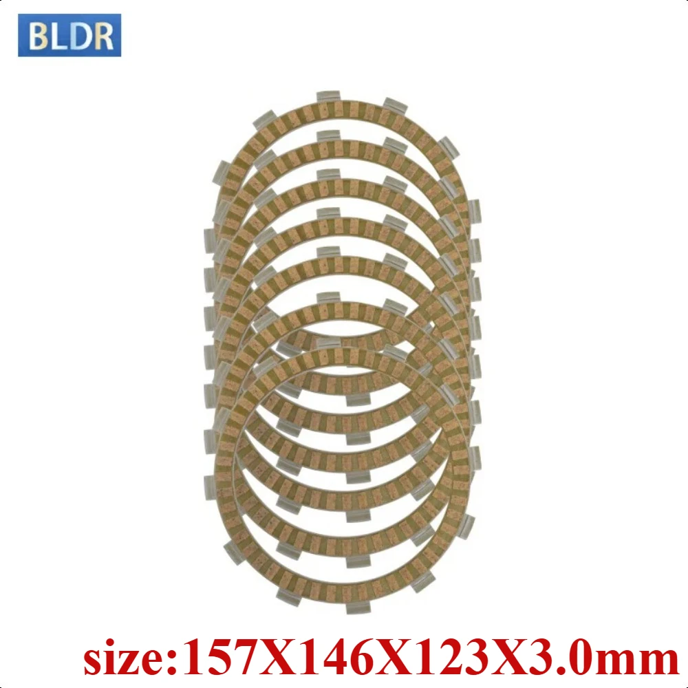 

7pc Clutch Plate Friction Disc for Kawasaki ZZR400 ER-4N GPZ400R FX400R Ninja 400R EX400 KLE650 Ver/sys ABS EN650 Vulcan