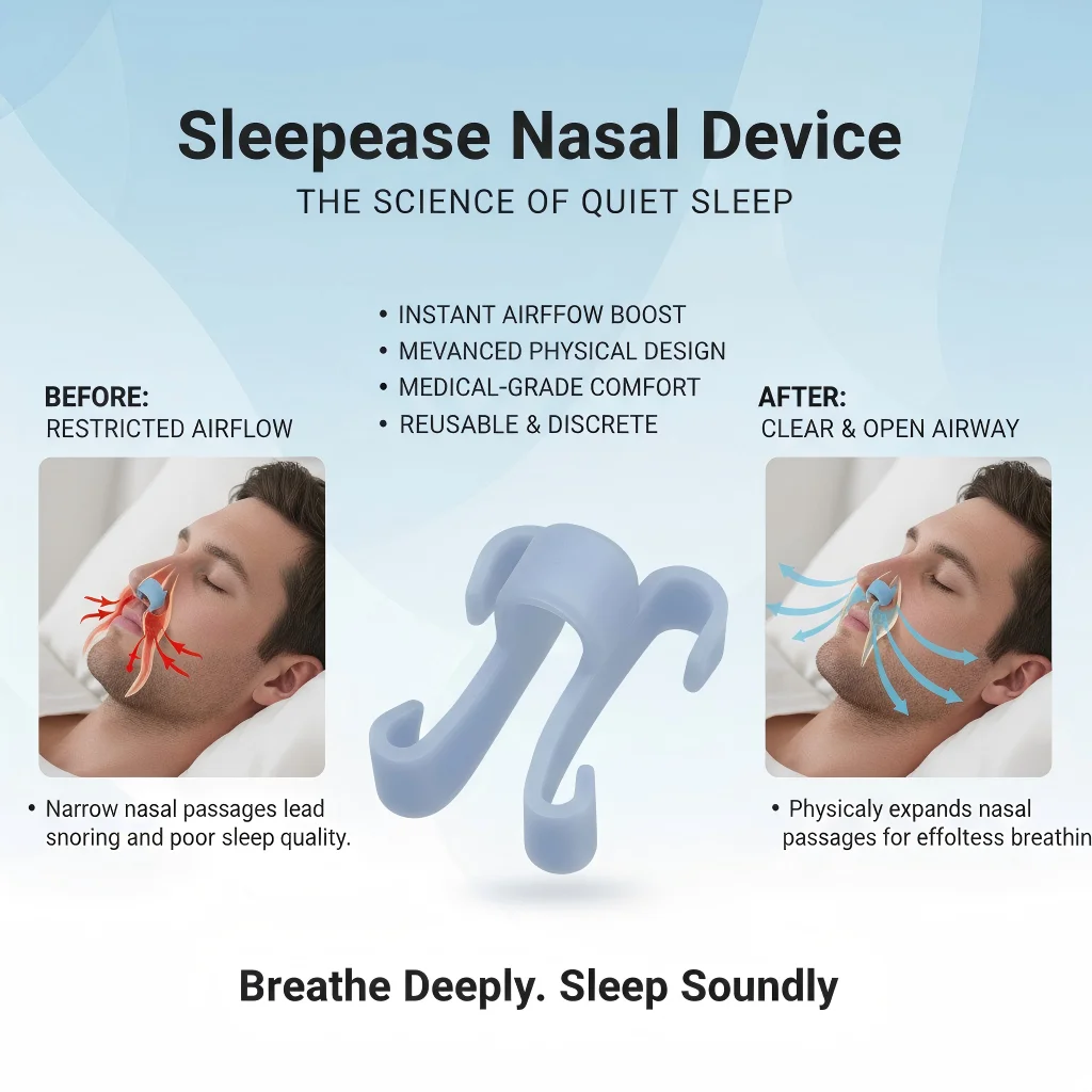 

Anti Snore Nasal Dilators Breathe-Easy Stop Snoring Cones Congestion Aid Sleeping Aid Equipment Stop Snoring Nasal Dilators