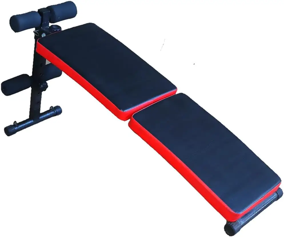 

Sit Up Bench Multi-Position Adjustable Strength Training Bench with Headrest Folding Utility Bench Slant Board Portable Home Gym