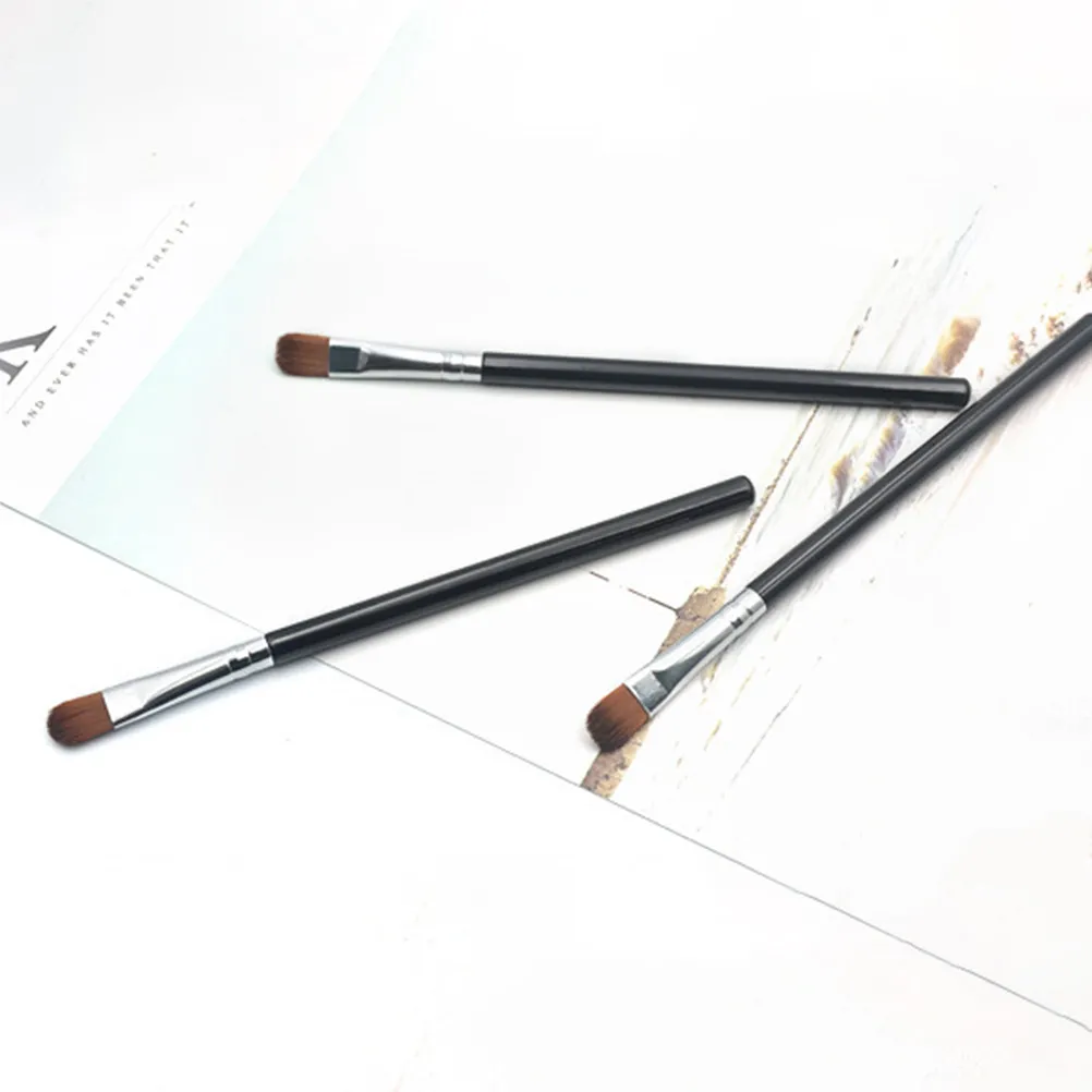 25pcs Makeup Brushes Set Smooth Soft Bristles Slim Head For Eyeshadow Eyebrow Lip Liner Precision Application Tools
