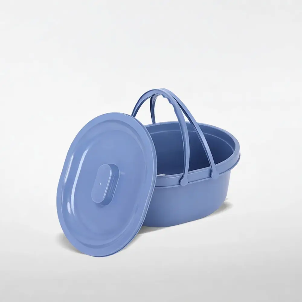Durable Thickened Plastic Commode Bucket Large Capacity Portable Potty Urinal For Senior Home Care Toilet Assistance