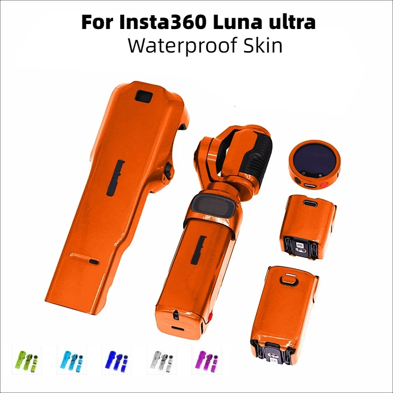 Glowing Protective Sticker For Insta360 Luna Ultra Waterproof Skin Fluorescent Protection PVC Diy Decal Cover Accessory