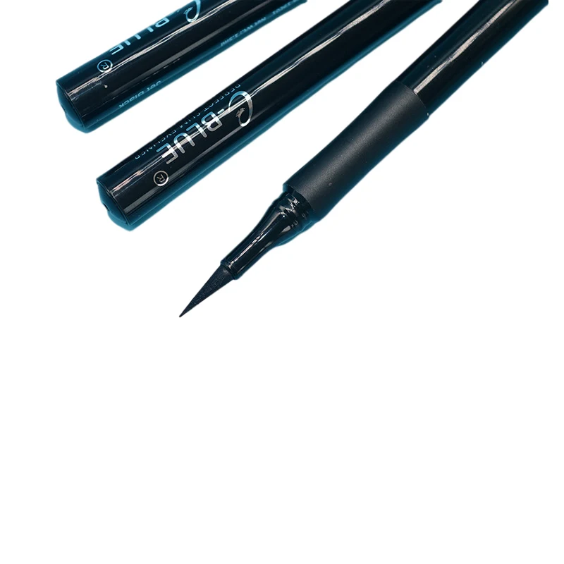 C-Blauw Merk Waterdichte Ultra Slanke Liquid Eyeliners Potlood Dunne Tip, langdurige Smudge Proof Black Eye Liner Groothandel In Bulk