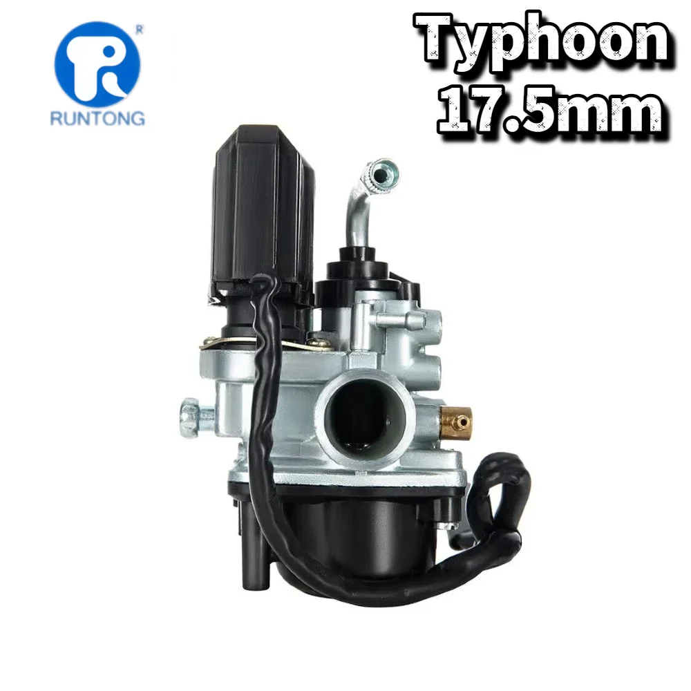 

RUNTONG Typhoon 17.5mm For Piaggio NRG50 Typhoon Typoon50 XR Vespa LX50 Aprilia Gilera Storm 50 with e-choke carburetor