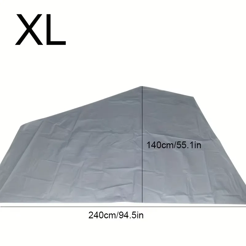 XL 140x240cm Motorcycle Rainproof Sunscreen PEVA Single Layer Bicycle Cover Electric Vehicle Protective Clothing