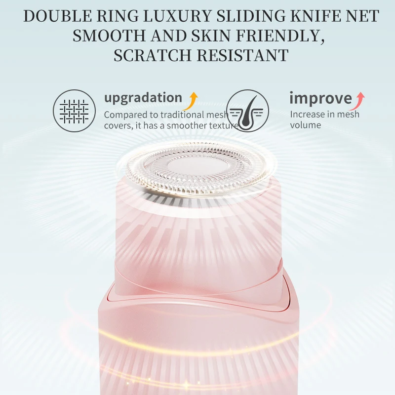 Portable Dual-Head Shaver Painless Hair Removal Mini Hair Removal Device Epilator