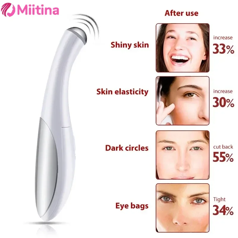 

Household Hand-held Portable Eye Beauty Instrument Vibrating Eye Massager Face Cream Eye Cream Introducer Guasha Vibradores