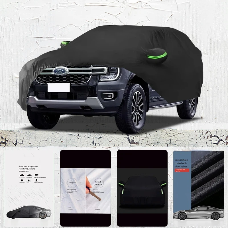 

For Ford-Ranger Auto Anti snow Anti dust Anti-uv Anti peeling paint And Anti Rainwater 210t car cover Car cover protection