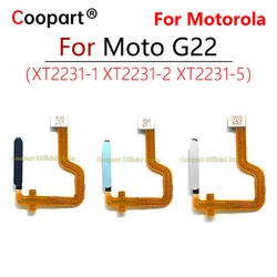 New Home Button FingerPrint Touch ID Sensor Flex Cable Ribbon For Motorola Moto G22 XT2231-1 XT2231-2 XT2231-5 Replacement Parts