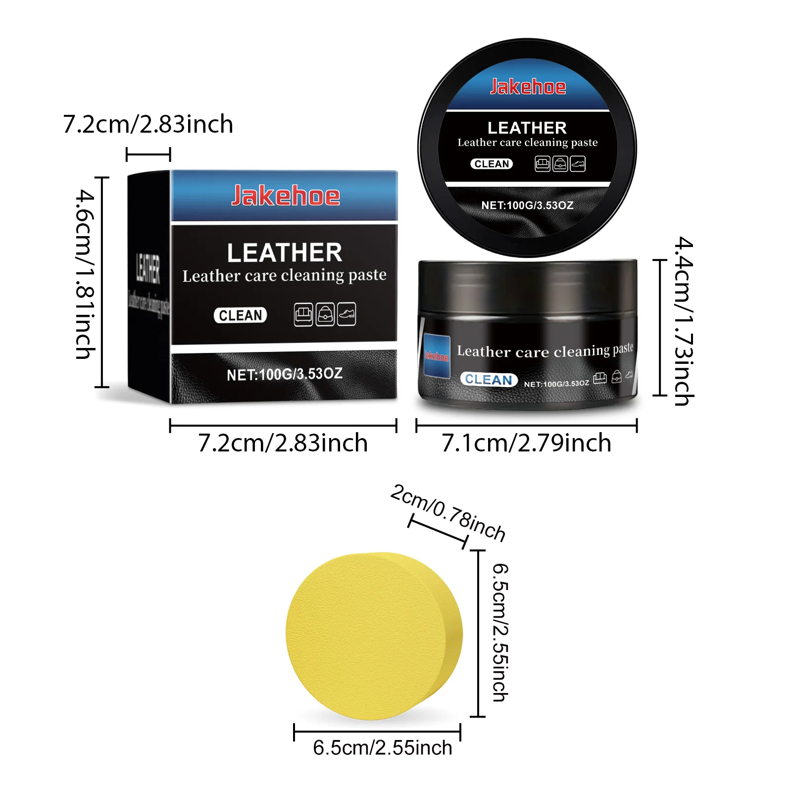 Faux Leather Treatment Automotive Leather Care Paste for Restoration of Car Waterproof Revitalization Cream