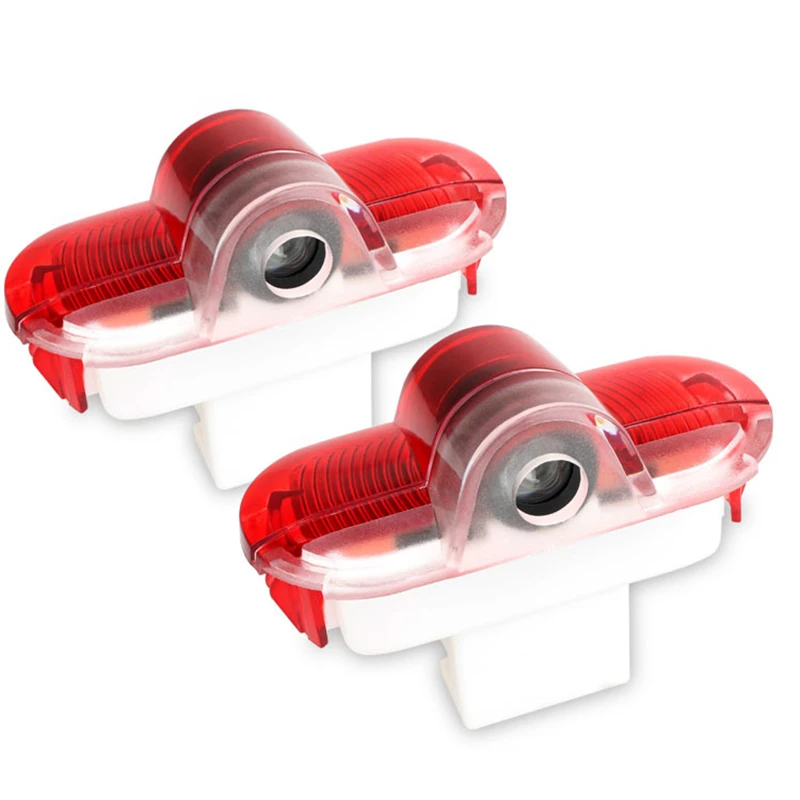 2Pcs LED Car Door Lamp Projector Ghost Shadow Lights Accessories For Jaguar XK X150 XKR XJ X350 X358 X351 2004 - 2019 S-TYPE
