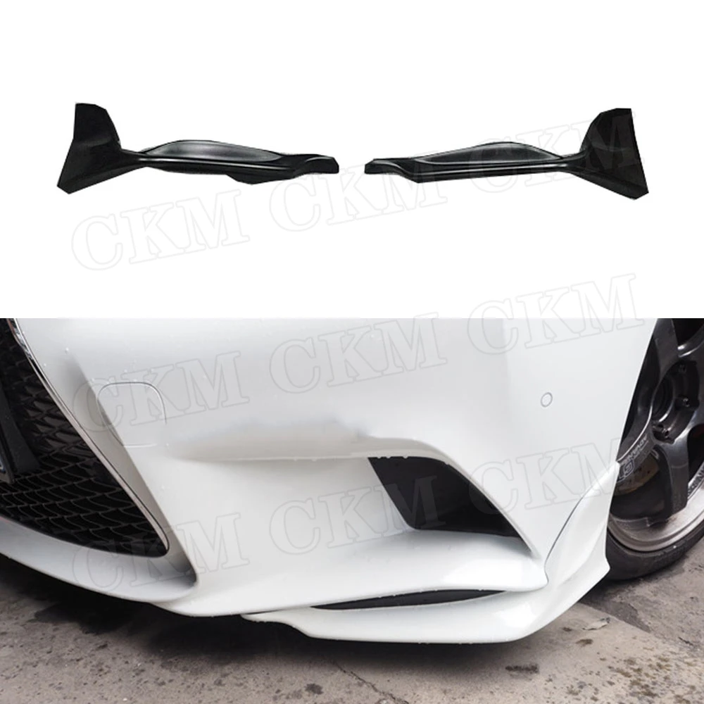 

Carbon Fiber Front Bumper Splitters for Lexus IS250 300 IS F Sport Sedan 4 Door T Style 2014-2016