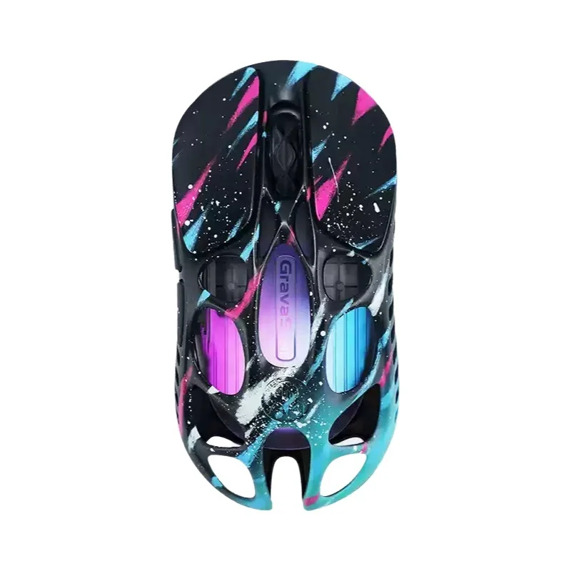 Gravastar Xpro PAW3950 8k Wireless Mouse Magnesium Alloy Game Mouse E-Sports Three-Mode Bluetooth Rgb Lightweight Hollow Gift