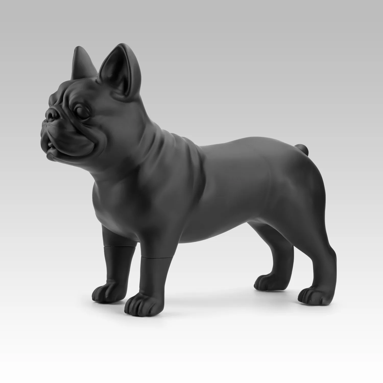 Dog French Bulldog Model Large Ornament Fiberglass Crafts Pet Clothes Display Props Dog Model