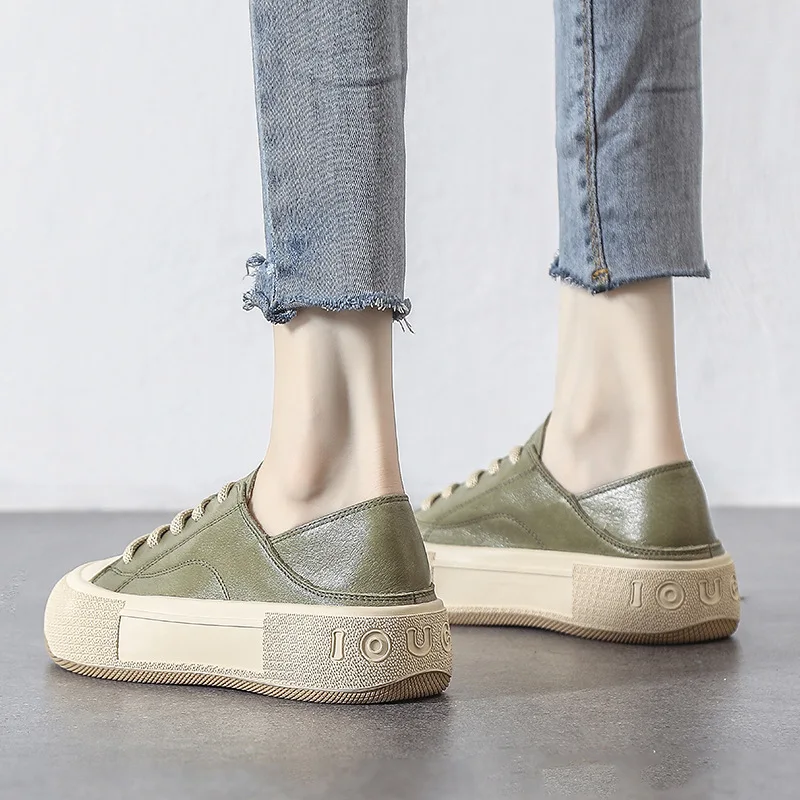 Modne masywne trampki trampki w stylu Retro buty damskie obuwie damskie płaski obcas trampki miękka, wiosenna wygodne buty damskie