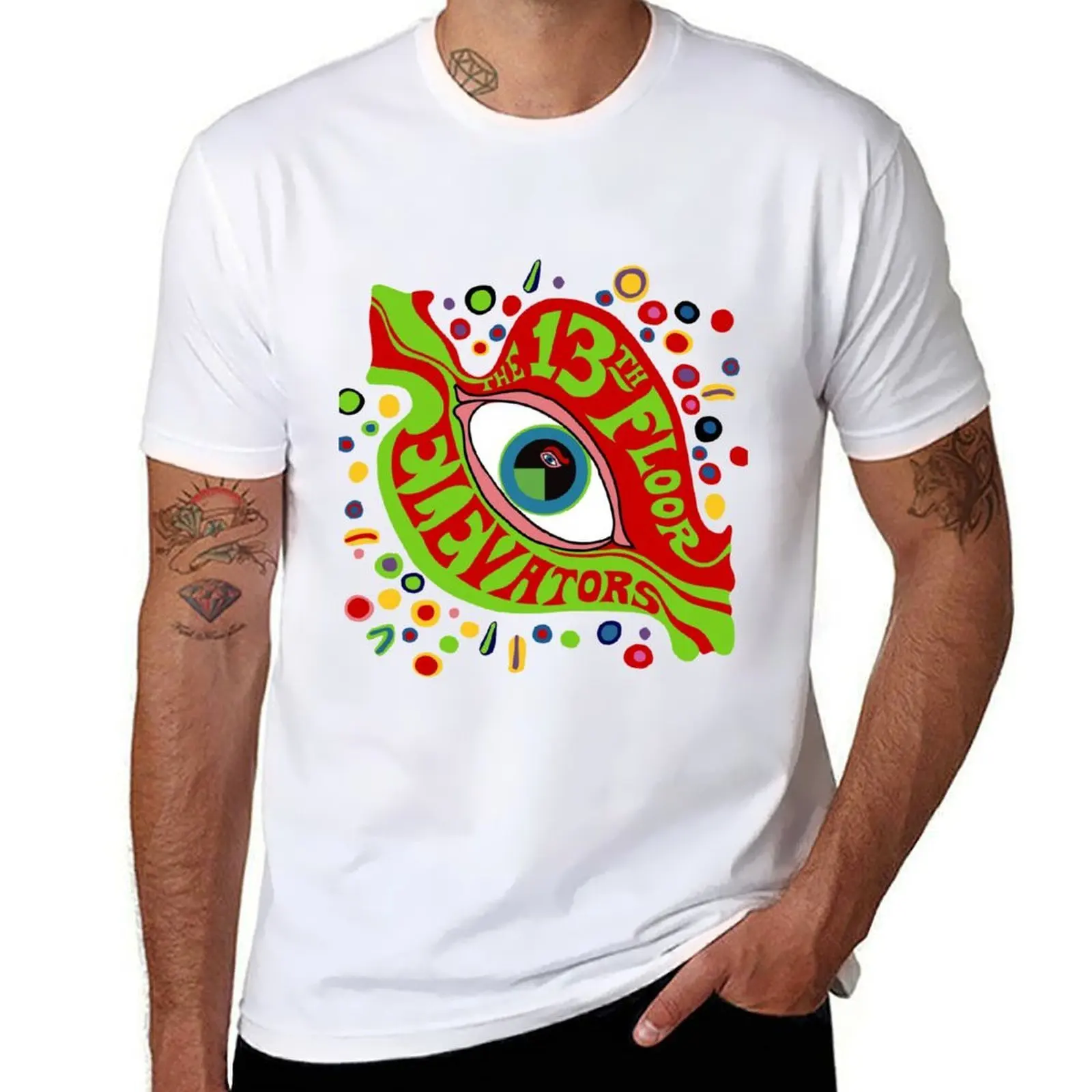 The 13th Floor Elevators T-Shirt t shirt man plain t shirts for man cotton funny t shirt man casual T-Shirt