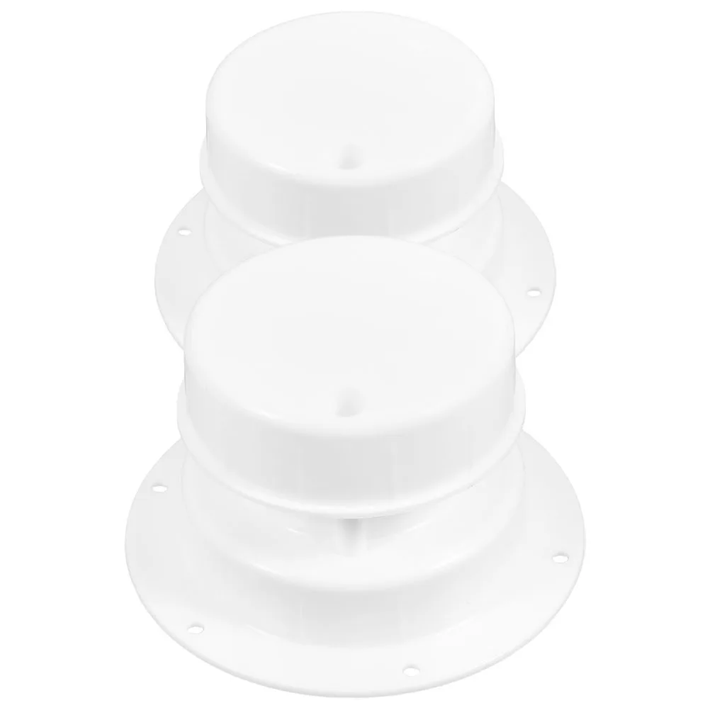 2 قطعة Rv سقف تنفيس غطاء أطقم مقاوم للماء PP Rv المجاري تنفيس غطاء لسقف متنقل تخييم التهوية تخييم غطاء الصرف الصحي #2