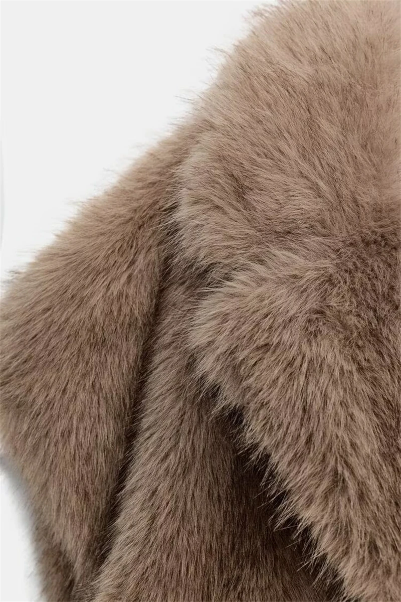 Guobioziy 2026 Winter Wide Collar Sleeveless Normcore Chic Retro Fashion Style Oversized Cut Social Media Popular Item Dating