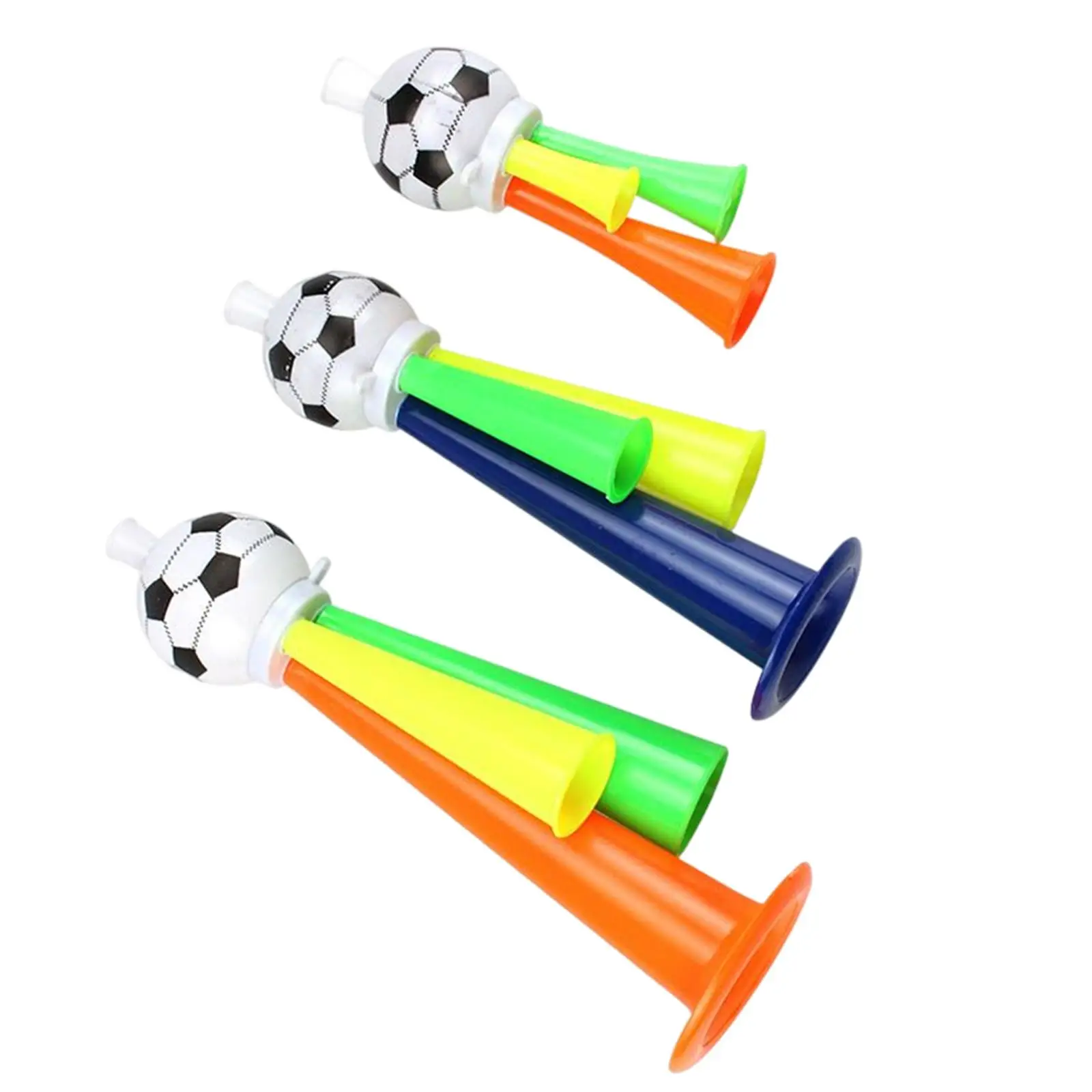 Soccer Trumpet Toy Noise Maker Durable for Carnival Weddings Birthday Party