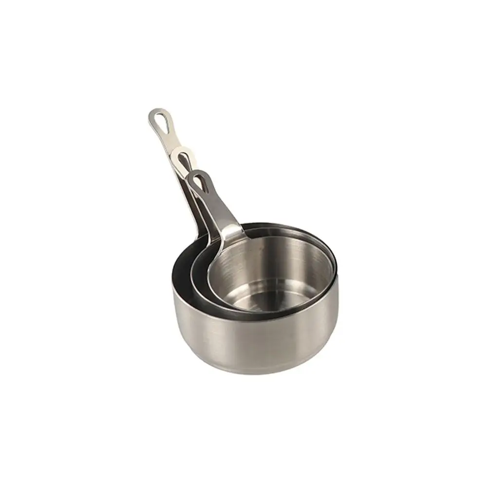 Multifunction Stainless Steel Sauce Cup with Handle Non-rust Sauce Dipping Bowl 50/80/100ML Seasoning Bowl Gravy