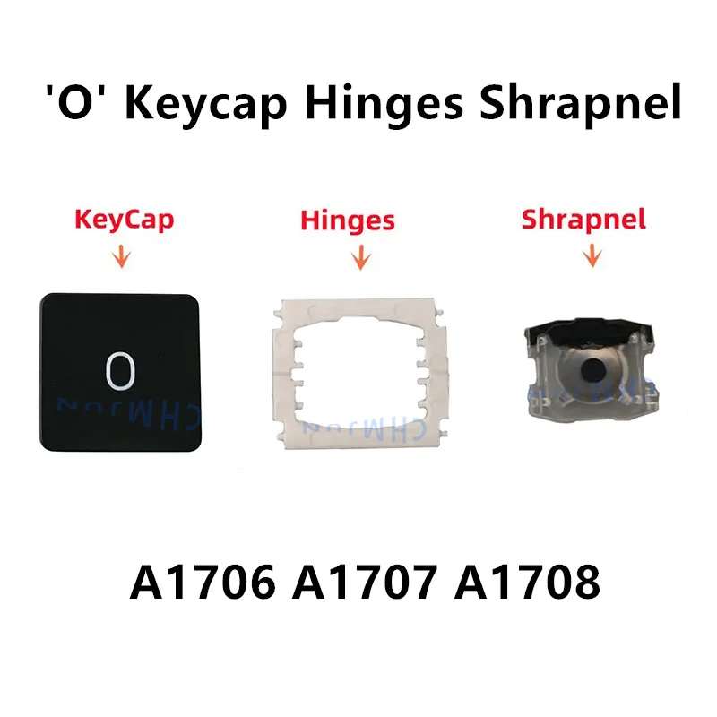 A1706 A1707 A1708 Replacement O Key Cap or Hinges are Applicable for MacBook Pro Keyboard US UK to Replace